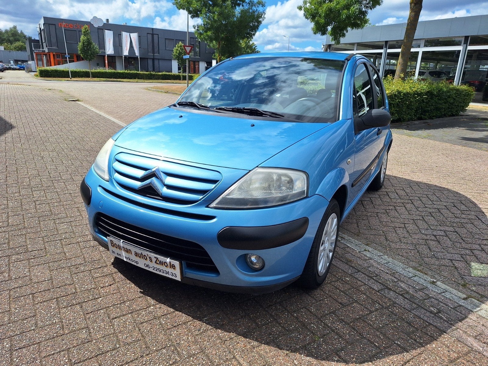 Citroën C3 1.4 I 2005 Koude airco Nieuwe Apk Rijd 100% Goed, Voorwielaandrijving, Blauw, Origineel Nederlands, Bedrijf