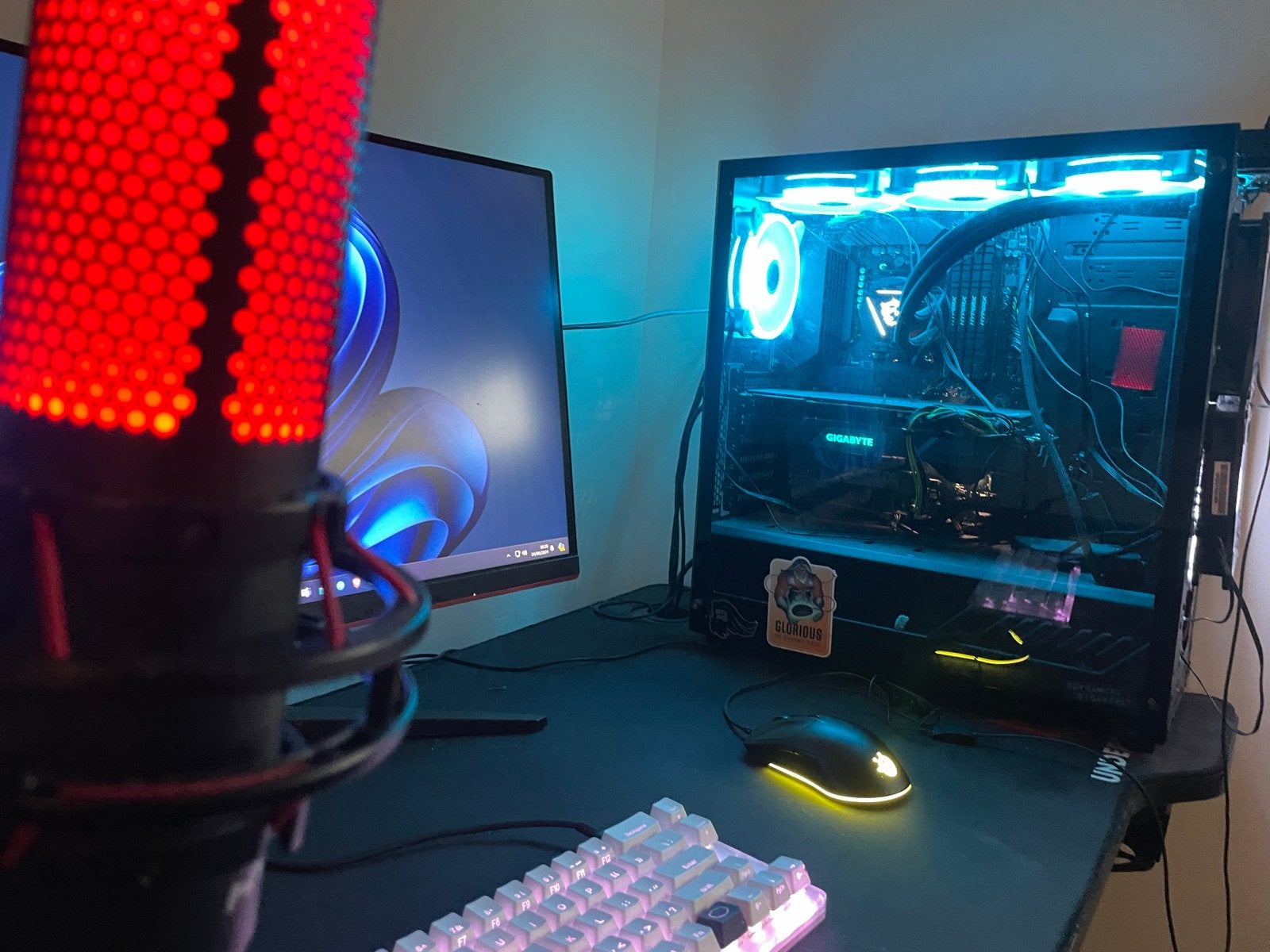 Complete Gaming PC Setup, Computers en Software, Desktop Pc's, Met monitor, 32 GB, Ophalen of Verzenden, Zo goed als nieuw