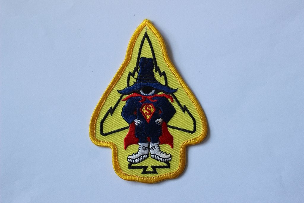 patch f-4 phantom  superman  usaf, Verzenden, Zo goed als nieuw, Patch, Badge of Embleem