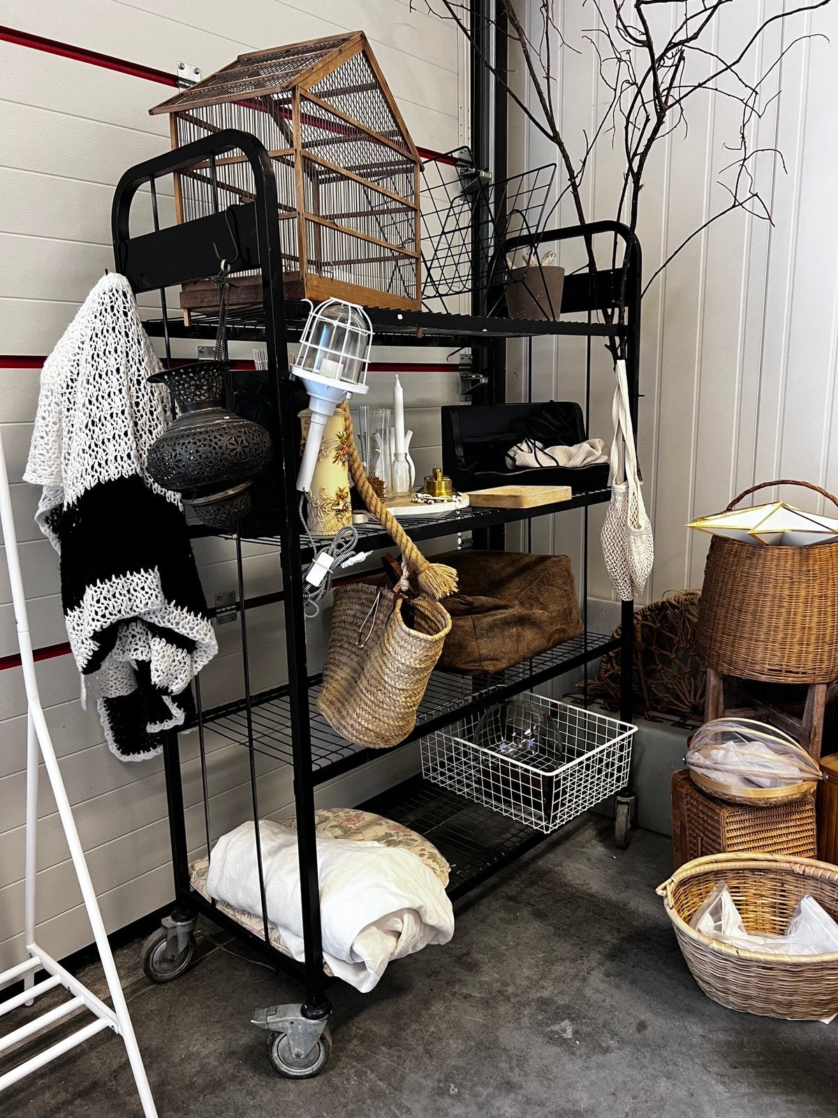 Stoere Verrijdbare stelling kast magazijn winkel, Huis en Inrichting, Ophalen, Zo goed als nieuw