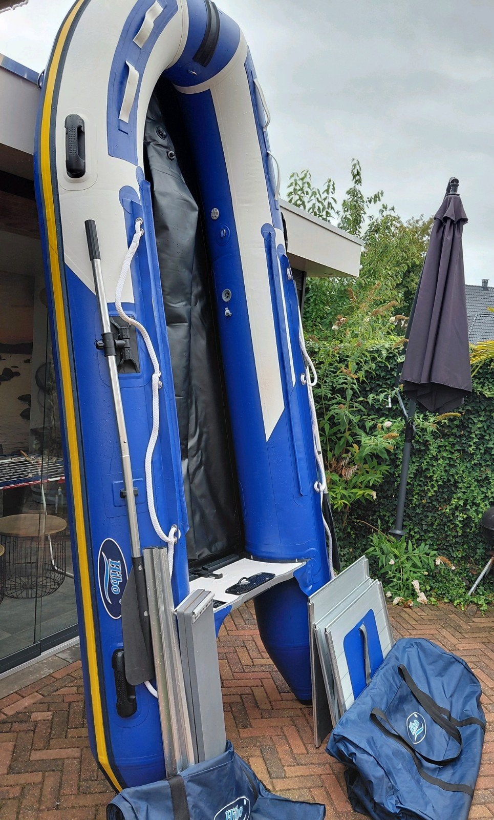 nette Hibo 330 rubberboot, Watersport en Boten, Ophalen, Hibo