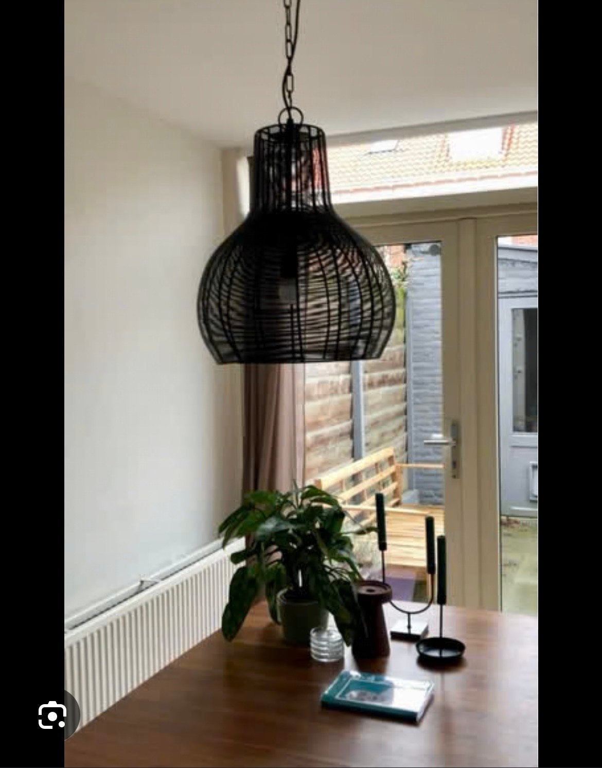 Kwantum Diban hanglamp - Zwart, Ophalen, Gebruikt, Metaal, E27 (groot)