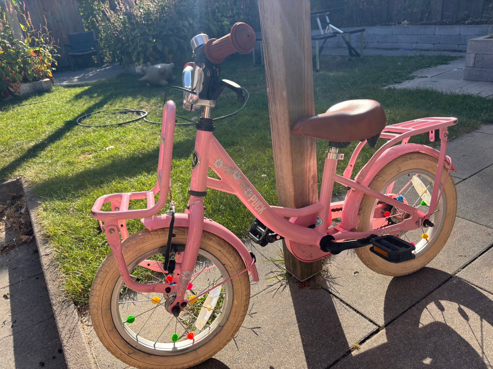 Kinderfiets Nogan- Puck 14 inch, Ophalen, Gebruikt, Minder dan 16 inch