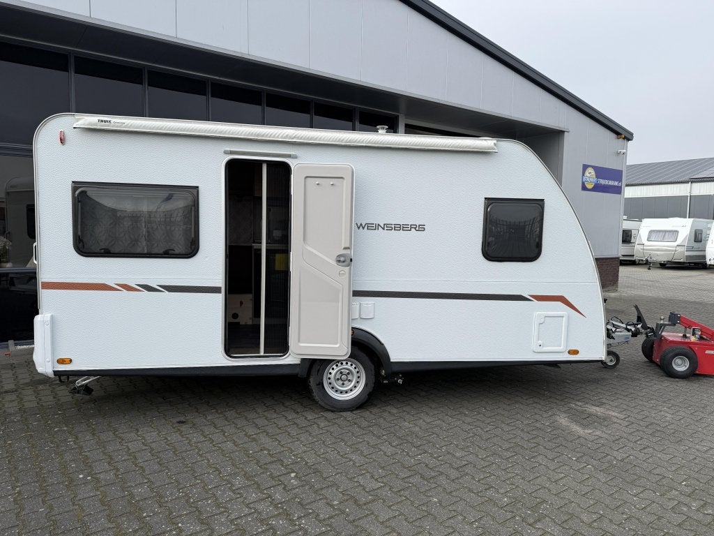 Weinsberg CaraCito 450 FU Fransbed 205cm Rondzit 940Kg 2022, Overige merken, Schokbreker, Bedrijf, Treinzit