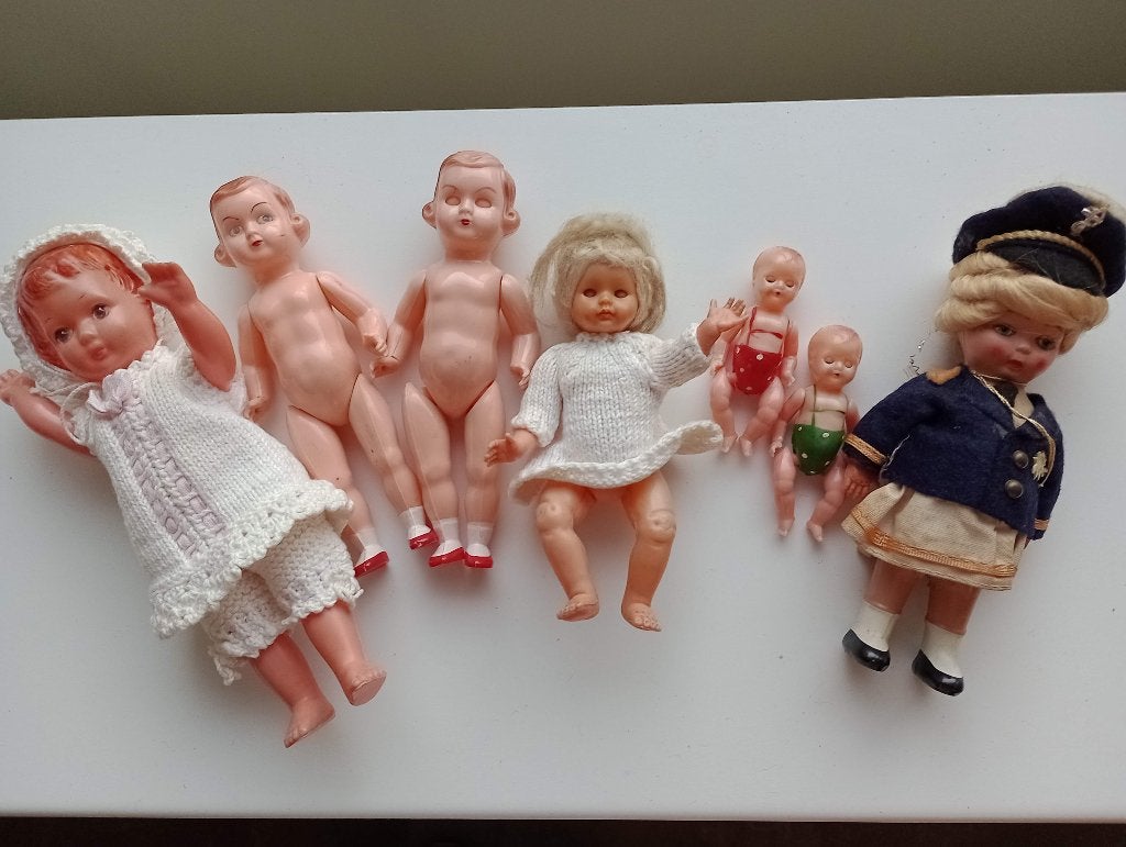 Oude poppetjes, Ophalen of Verzenden, Gebruikt