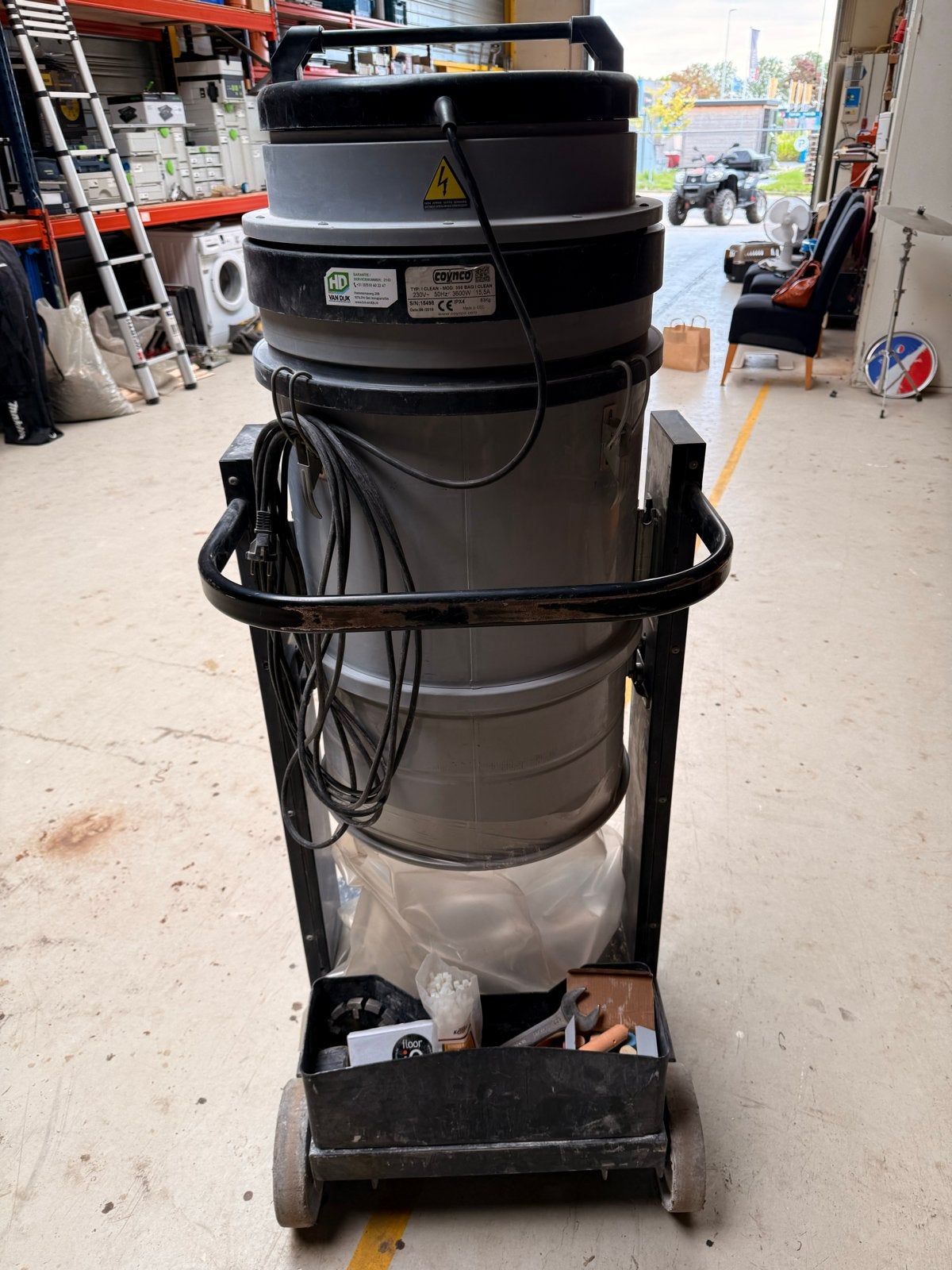 Professionele Werk Stofzuiger - HD van Dijk iClean, Witgoed en Apparatuur, Stofzuigers, Gebruikt, Industriële stofzuiger, Overige merken