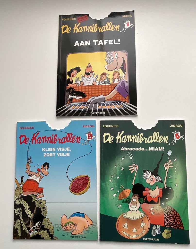 De Kannibrallen nr 1.6.8, Meerdere stripboeken, Ophalen of Verzenden, Zo goed als nieuw