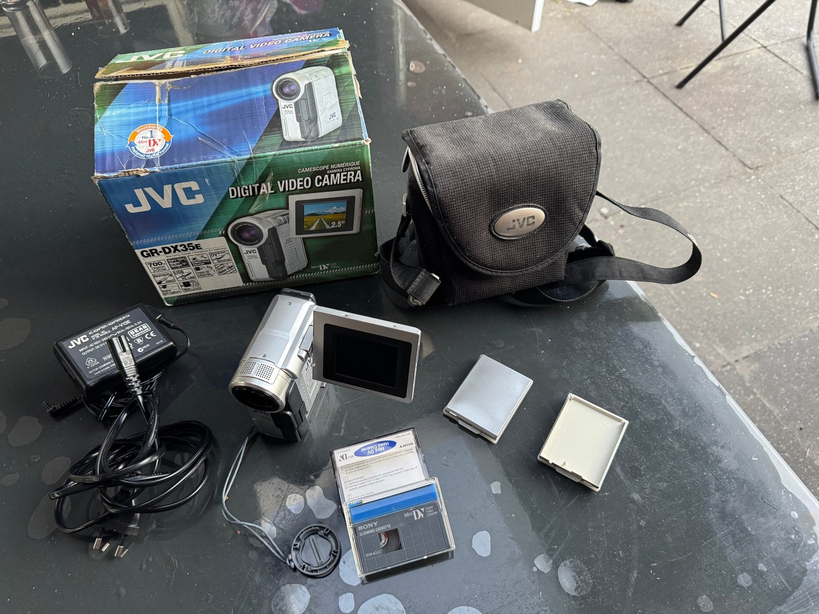 JVC GR-DX35E Digitale Video Camera uit de jaren 2000, Ophalen, Mini dv, Gebruikt, JVC