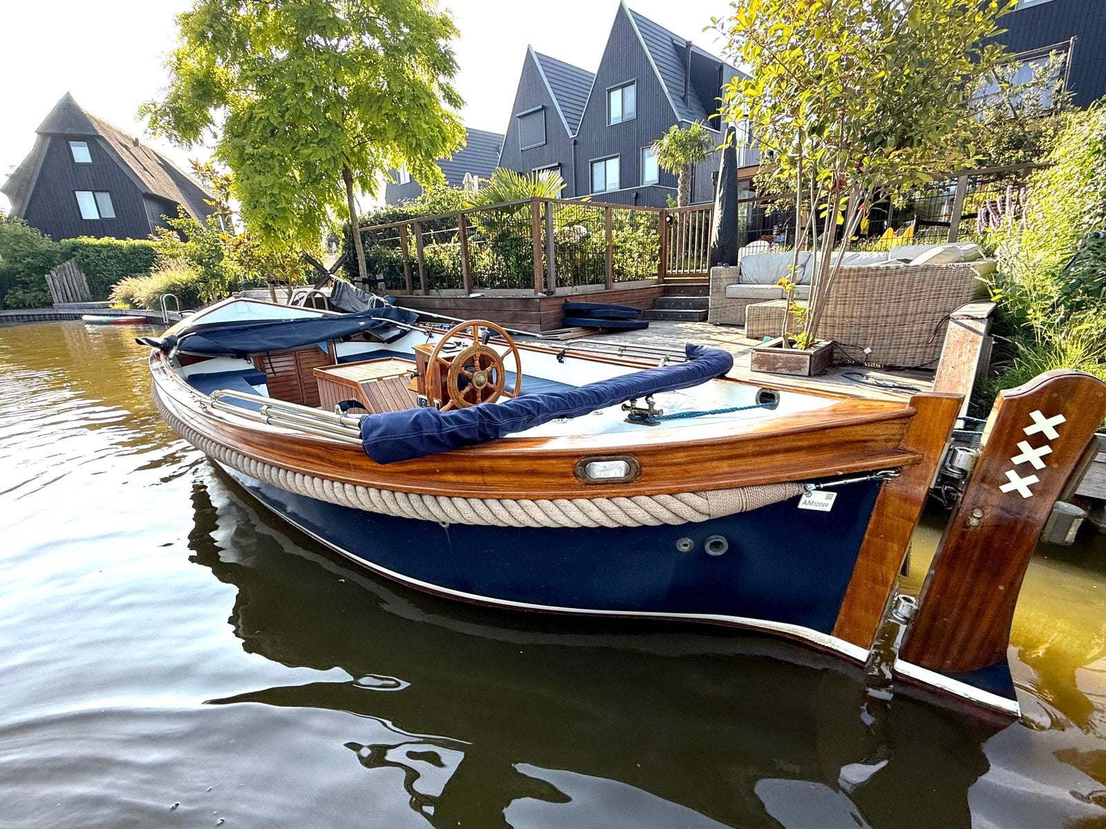 Keurig onderhouden schip. 6.30 x 2.40. Volvo penta inboard, Watersport en Boten, Sloepen, Gebruikt, Binnenboordmotor, Diesel, Rondzit