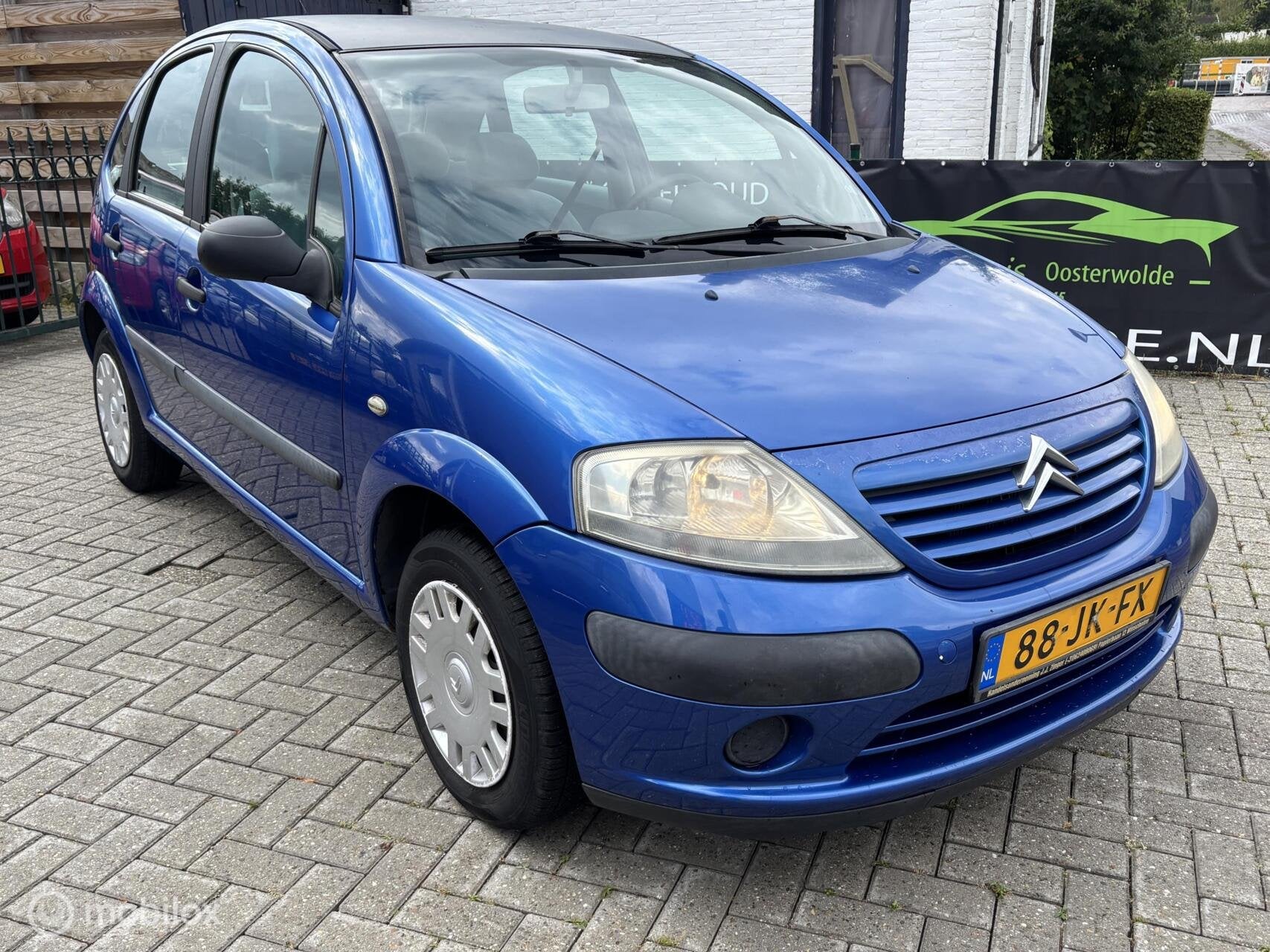 Citroen C3 1.4i Ligne Ambiance koop je met zgan apk !, Auto's, Voorwielaandrijving, Emergency brake assist, Blauw, Origineel Nederlands