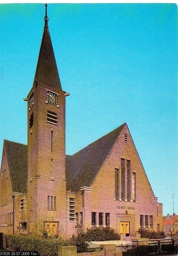 Ansichtkaart 	Ommen	Gereformeerde Kerk, Ophalen of Verzenden, 1960 tot 1980, Ongelopen, Overijssel