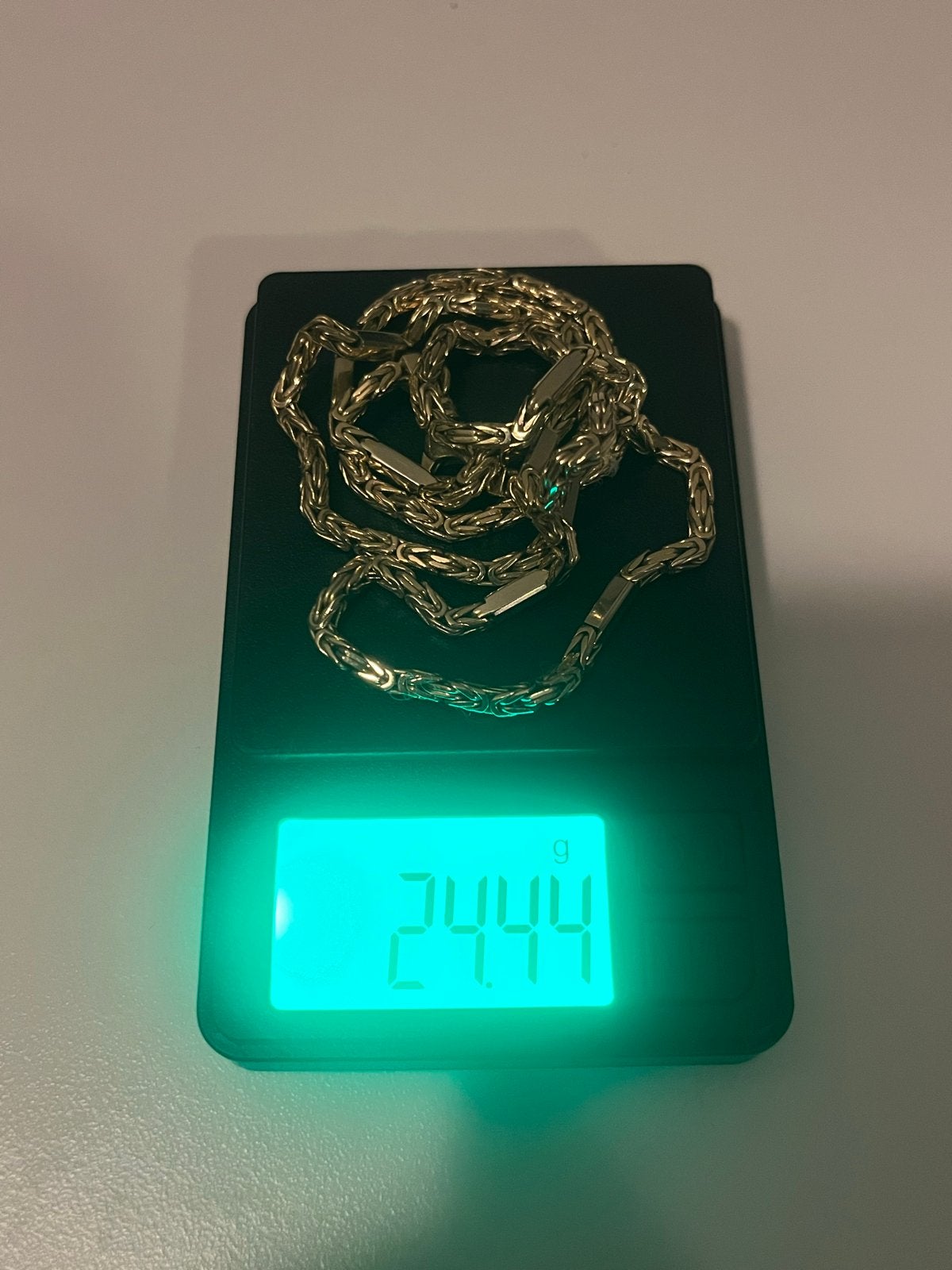 Gouden ketting - 24.44 gram 14k, Ophalen, Zo goed als nieuw, Goud