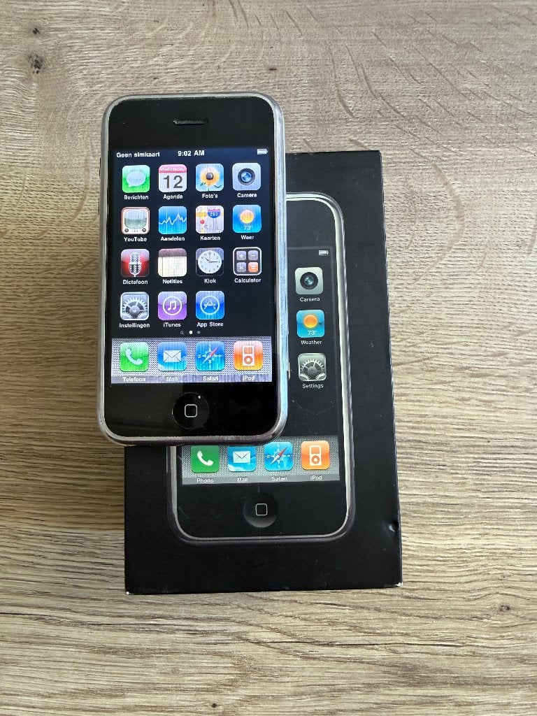 iPhone 2G & 3GS, Ophalen of Verzenden, Gebruikt, Zilver, IPhone 2G Original