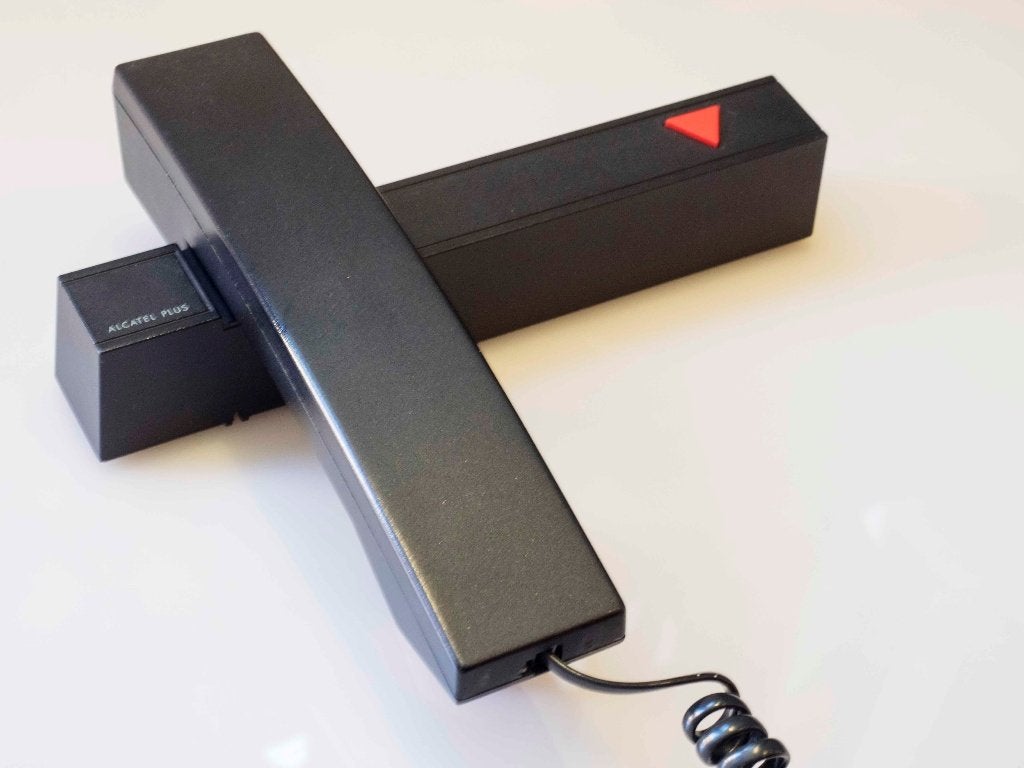 Alcatel Plus wandtelefoon | Deens design 1980s, Telecommunicatie, Gebruikt, Ptt telecom, ., Ophalen of Verzenden