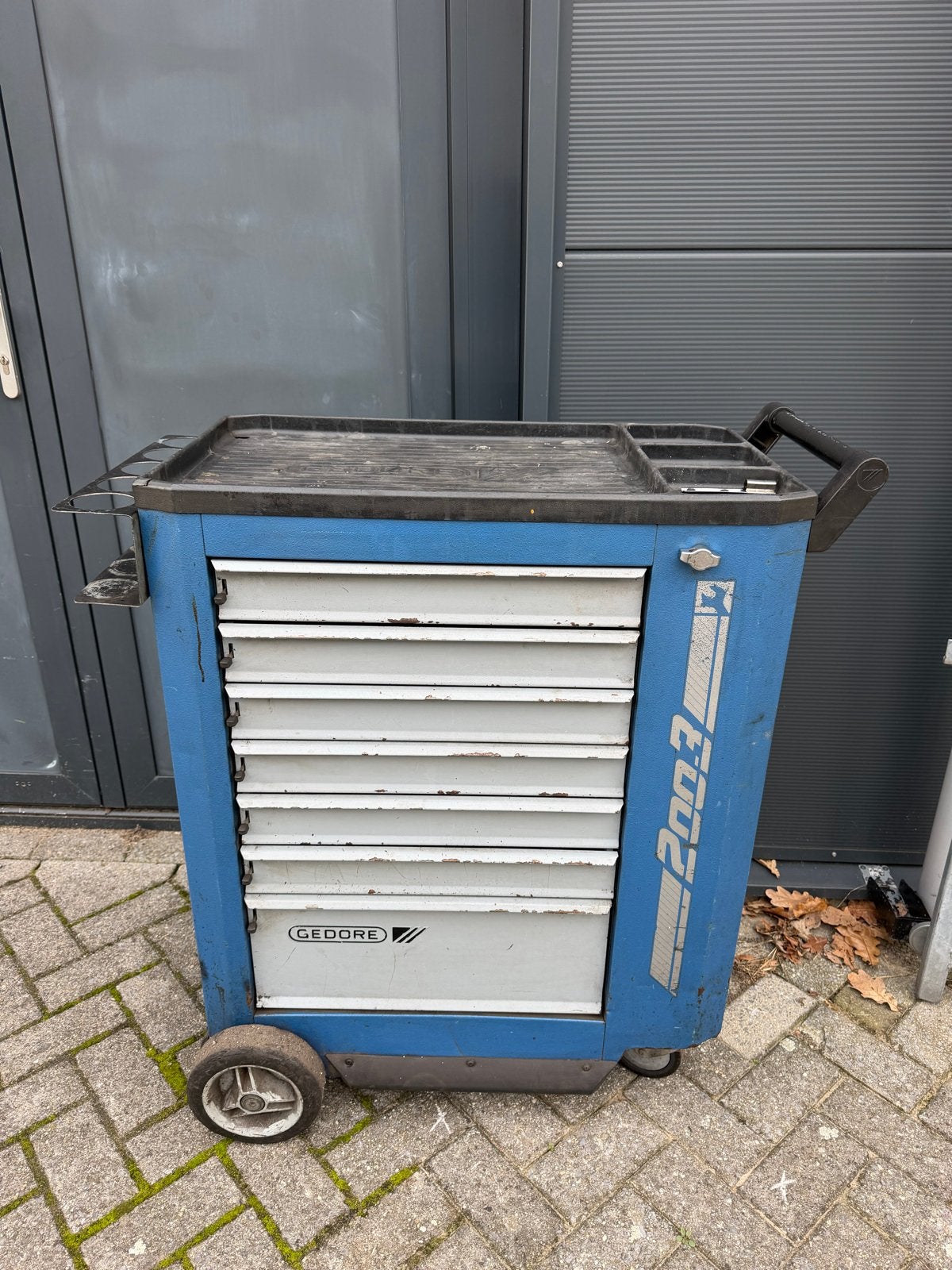 Gedore Gereedschapswagen met laden en opbergruimte, Ophalen, Gebruikt, Gereedschapsopslag, Gedore