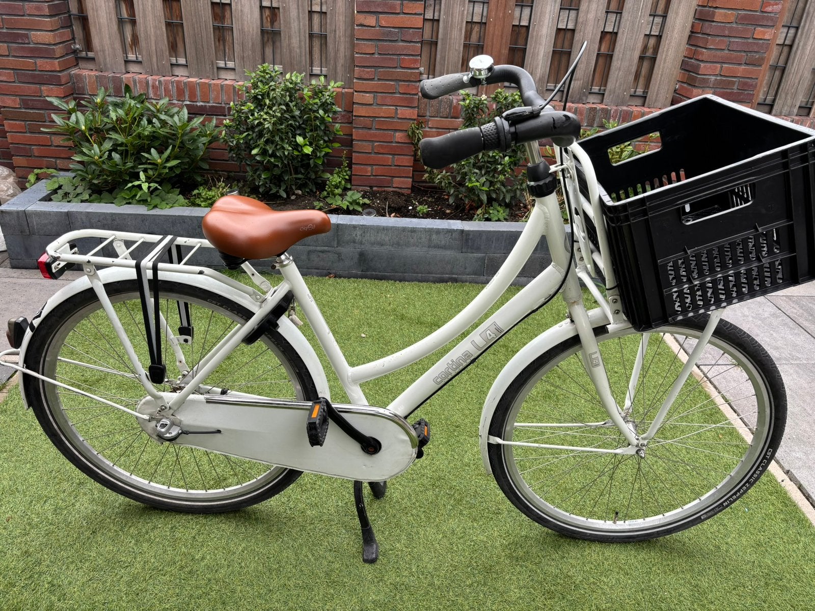 Cortina U4 28 inch transportfiets wit, Ophalen, Zo goed als nieuw, Overige merken