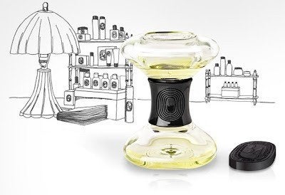 Diptyque Hervulbare Diffuser (oud model) - Leeg, Ophalen of Verzenden, Gebruikt, Zwart, Glas