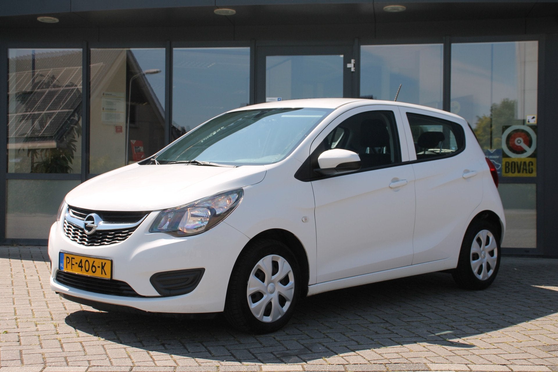 Opel KARL 1.0 ecoFLEX Edition  AC  Cruise, Auto's, Opel, Voorwielaandrijving, Stof, Wit, Origineel Nederlands