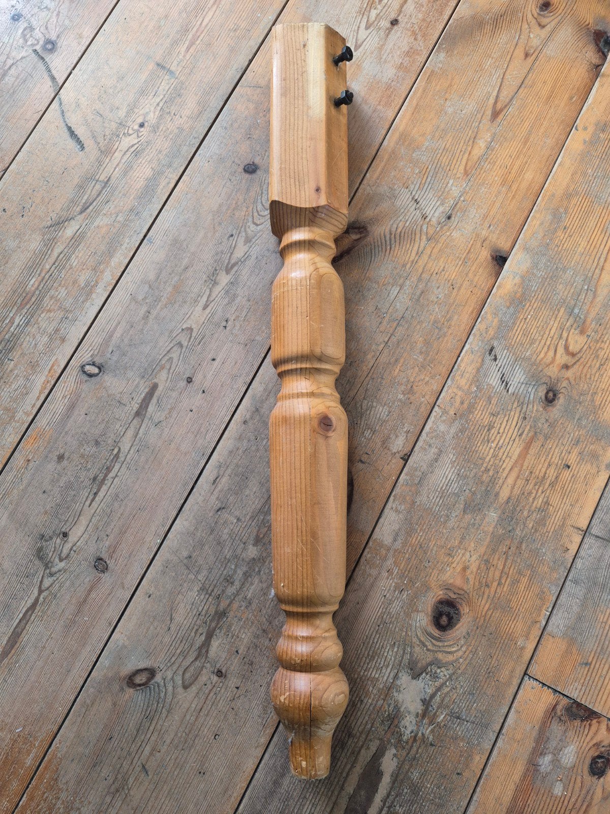 4 grenen Tafelpoten - Gedraaid - 74 cm, Huis en Inrichting, Ophalen