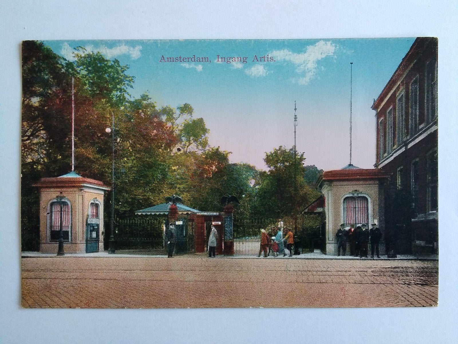 Ansichtkaart Amsterdam Ingang Artis jaren '30, Verzenden, 1920 tot 1940, Noord-Holland