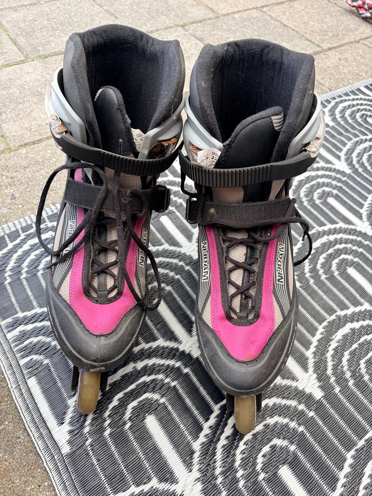 Roller skates - rollen nog super goed! Maat42/43, Ophalen of Verzenden, Gebruikt