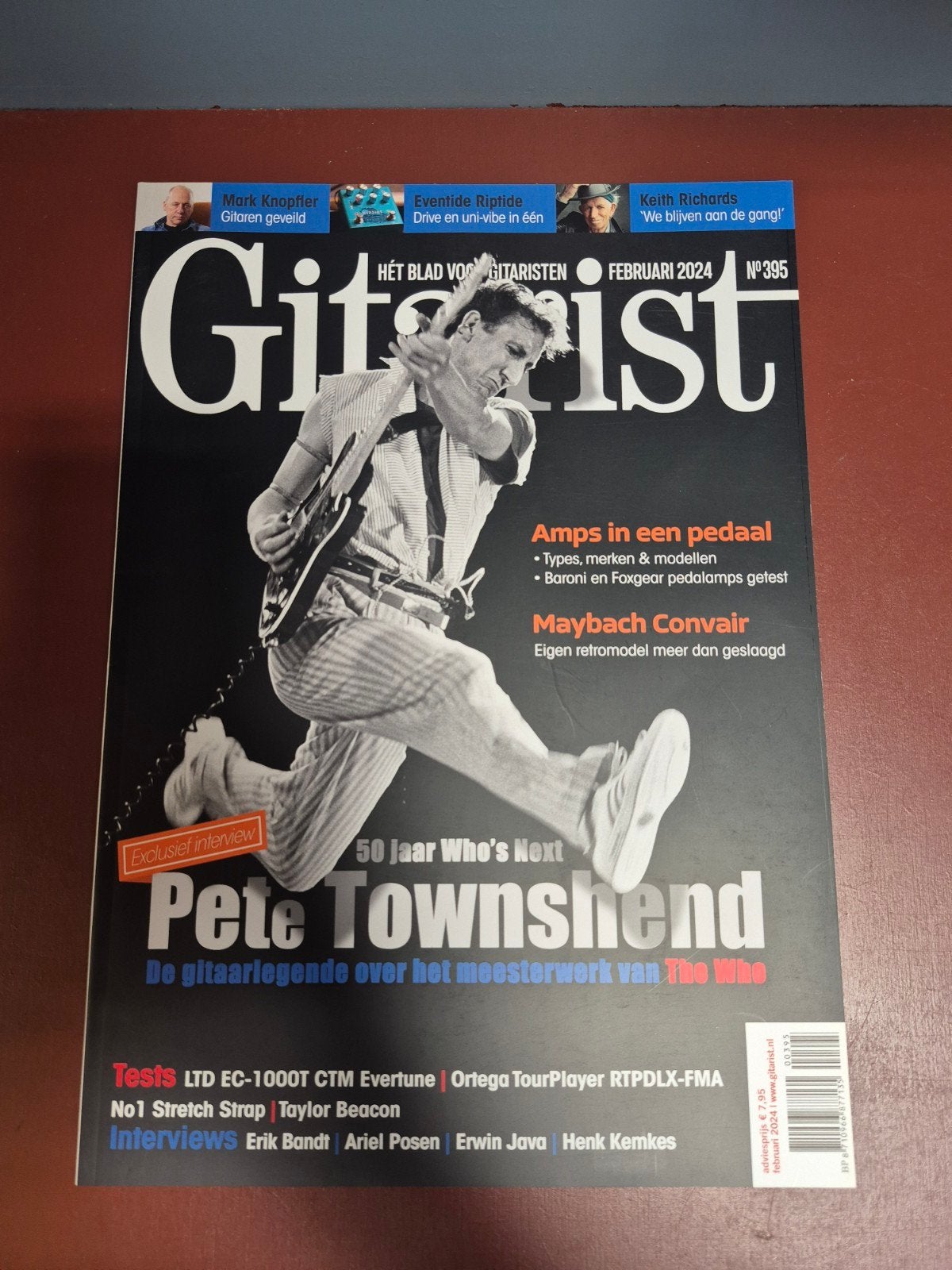 Gitarist Magazine Februari 2024 - Pete Townshend Cover, Ophalen of Verzenden, Nieuw