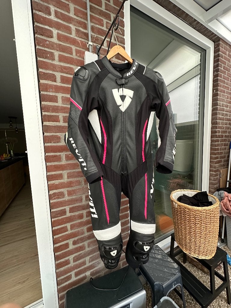 REV'IT! Dames Motoroverall/Circuit/Lederen Motorpak MAAT 40, Motoren, Ophalen, Overall, Revitt, Dames