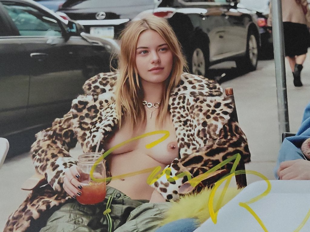 Officiële foto Camille Rowe voor Lui Magazine, 1980 tot heden, Foto, Nieuw, Ophalen of Verzenden