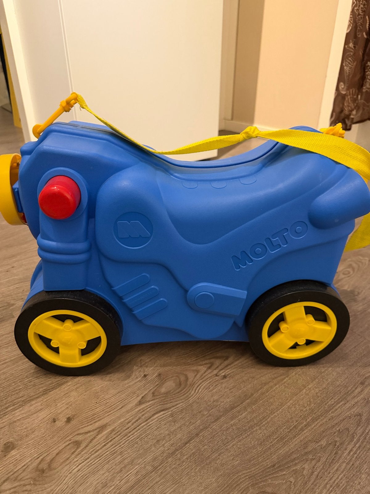 Molto Motor Koffer voor Kids - Rijden en Opbergen, Ophalen, Zo goed als nieuw