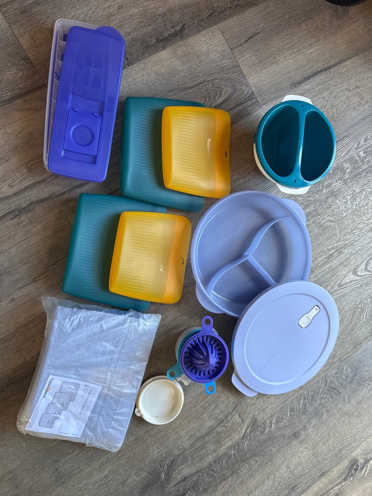 Tupperware: Siliconen Diepvries/Magnetron Zakken & IJsblokje, Overige kleuren, Bewaardoos, Ophalen of Verzenden, Zo goed als nieuw