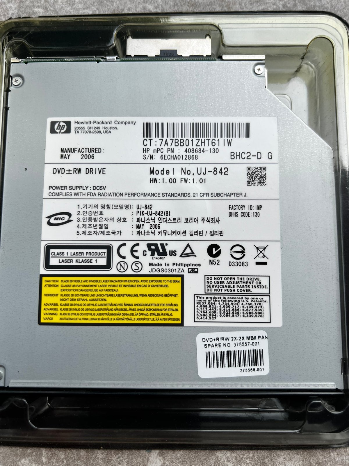 Laptop DVD-Spelers, Ophalen of Verzenden, Zo goed als nieuw, Dvd