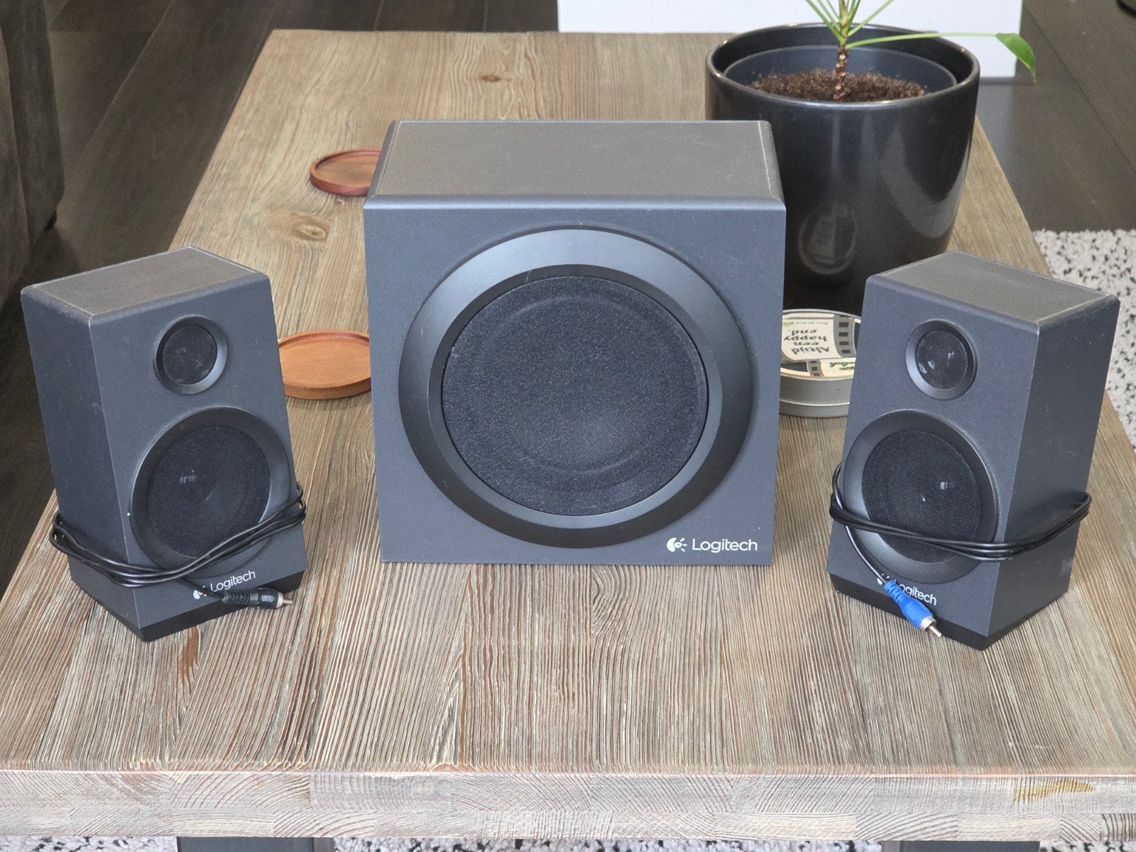 Logitech z333 2.1 multimedia speakers, Computers en Software, Ophalen, Gebruikt, Audiokanaal 2.1, Logitech