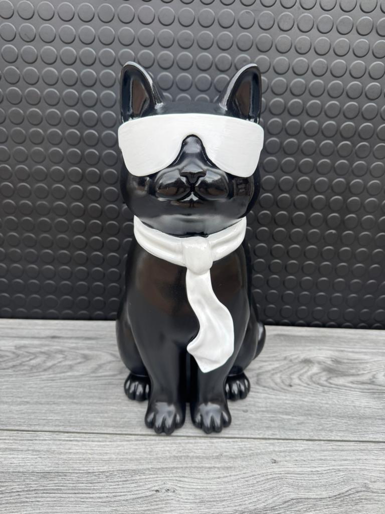 poes met bril, Verzamelen, Beelden en Beeldjes, Ophalen of Verzenden, Nieuw, Dier