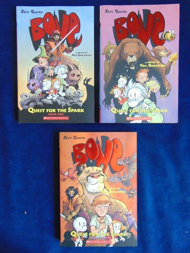 3x graphic novel Bone deel 1 t/m 3; 2013; Tom Sniegoski, Boeken, Stripboeken, Ophalen of Verzenden, Zo goed als nieuw, Meerdere stripboeken