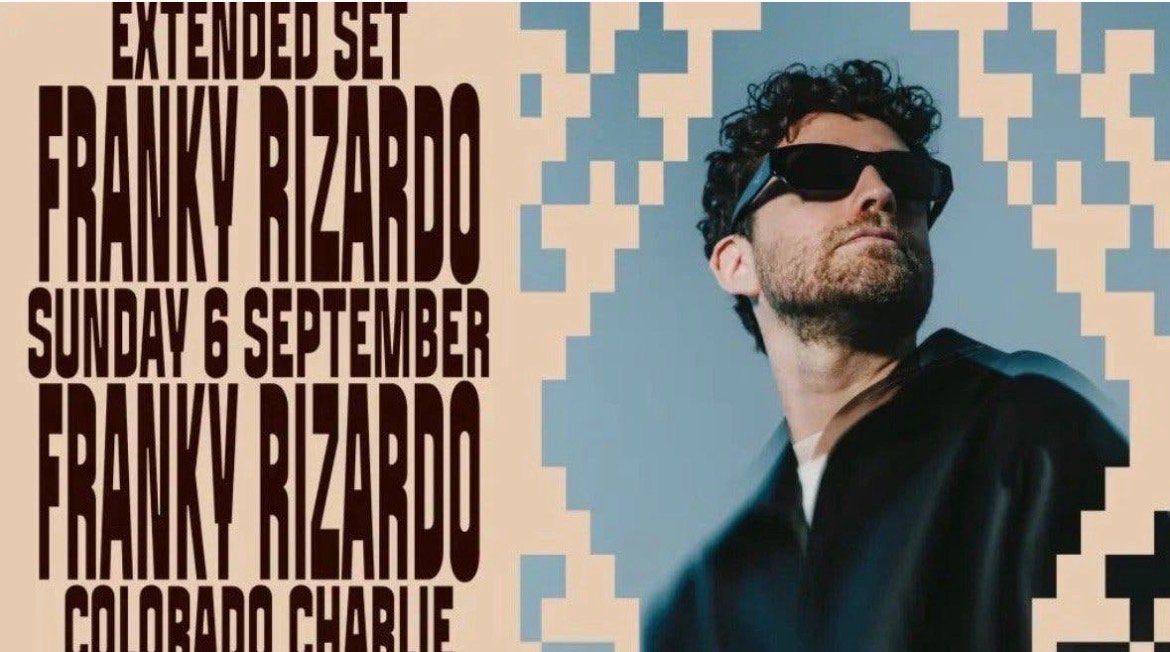Franky Rizardo Colorado 6 september, Tickets en Kaartjes, Concerten | House, Techno en Trance