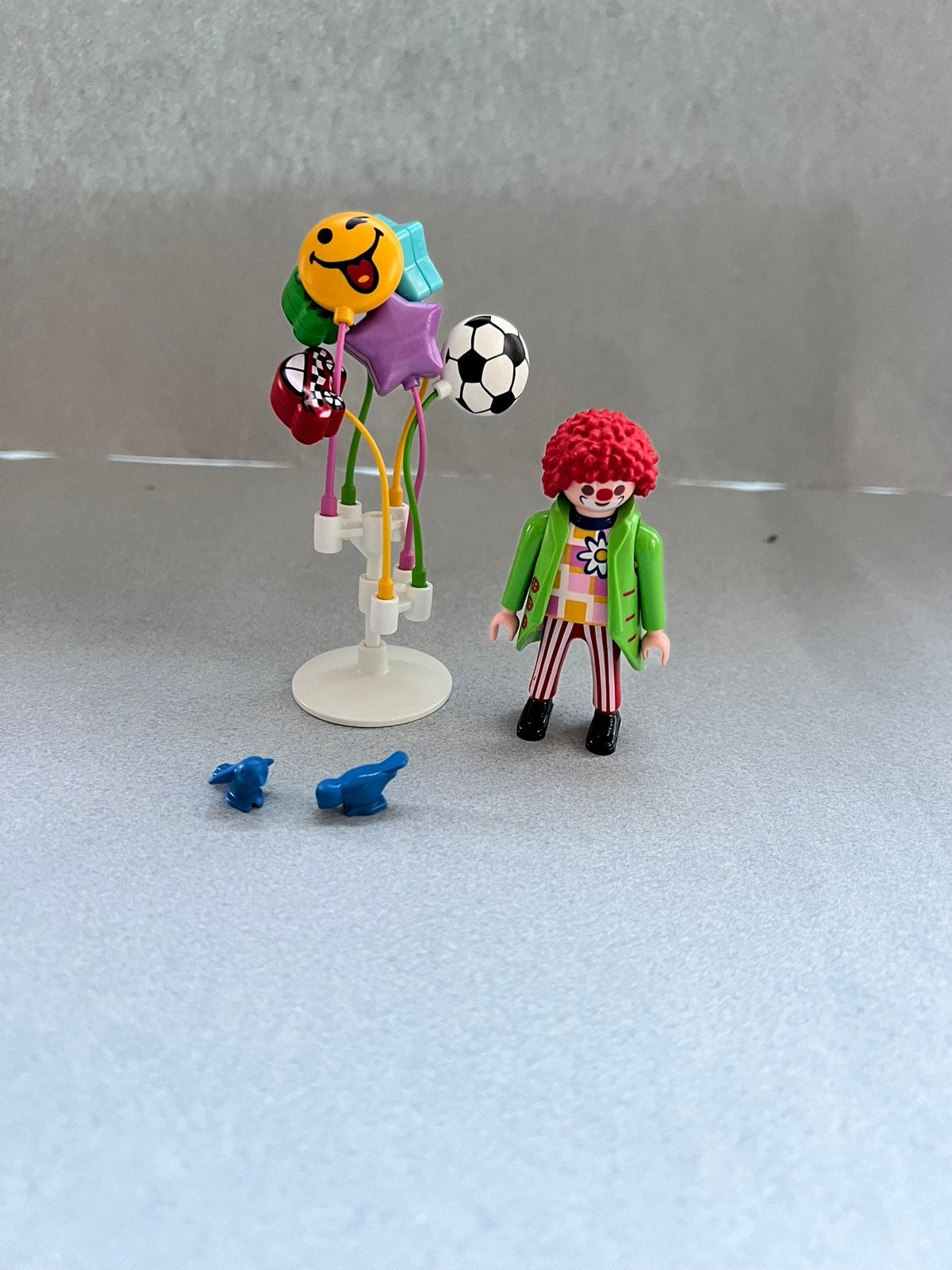 Playmobil clown  met ballonnen (set 5546) met uitbreidingen, Ophalen of Verzenden, Zo goed als nieuw