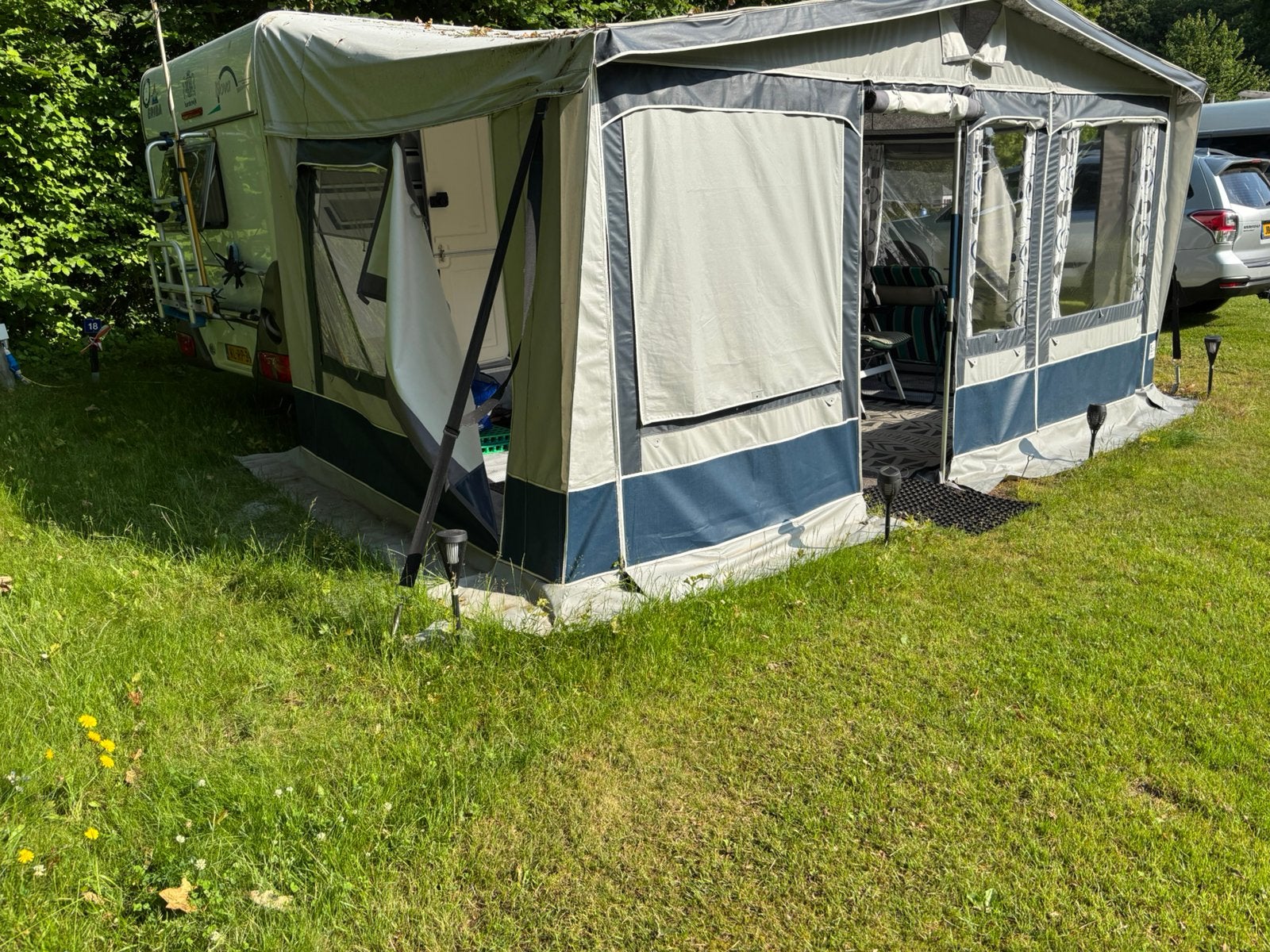 Voortent 4-seizoen Goldcamp maat 11, Ophalen, Gebruikt, Ten Cate All Season 240g/m2, Overige merken
