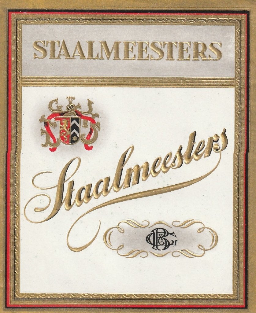 etiket  V -  2113   sigarenbanden, Ophalen of Verzenden, Zo goed als nieuw, Sigarenbandjes