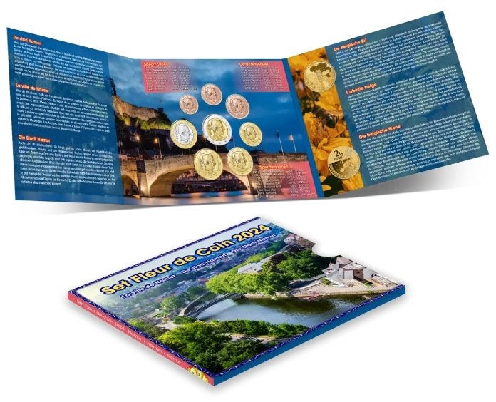 BU set Belgie 2024 - 1 ct t/m 2 euro + 2x 2,5 euro - Blister, Verzenden, België, Overige waardes, Setje