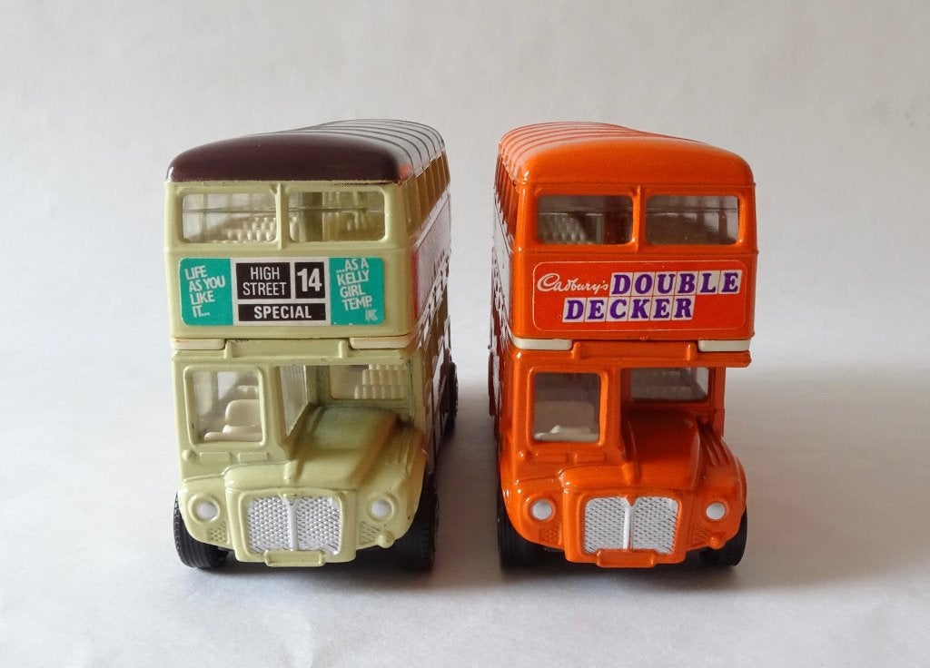 Corgi 2 Dubbeldeck bussen uit Londen, Ophalen of Verzenden, Zo goed als nieuw, Bus of Vrachtwagen, Corgi
