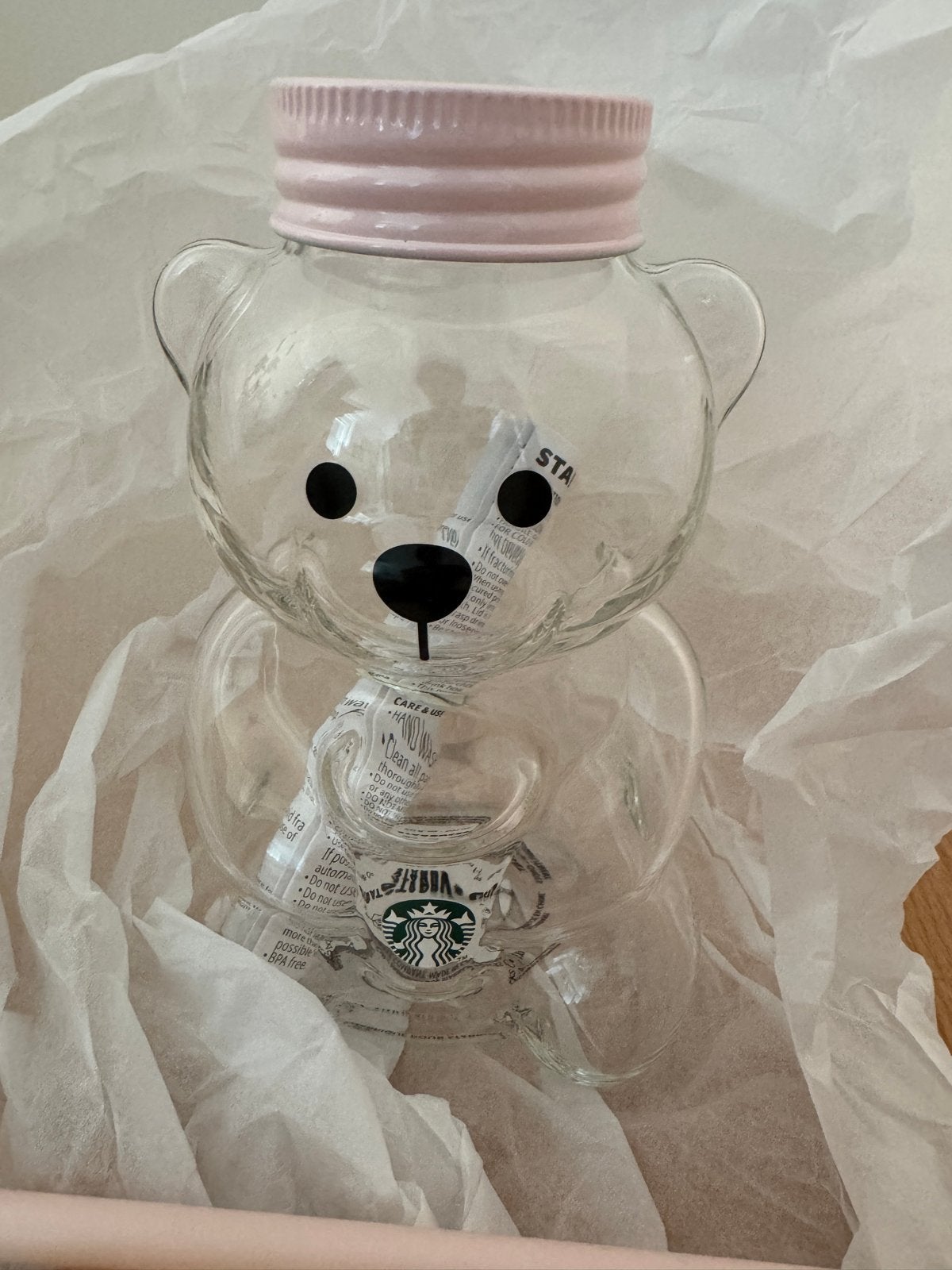 Starbucks Bearista Glazen bearcup, Ophalen of Verzenden, Nieuw, Meerkleurig, Glas