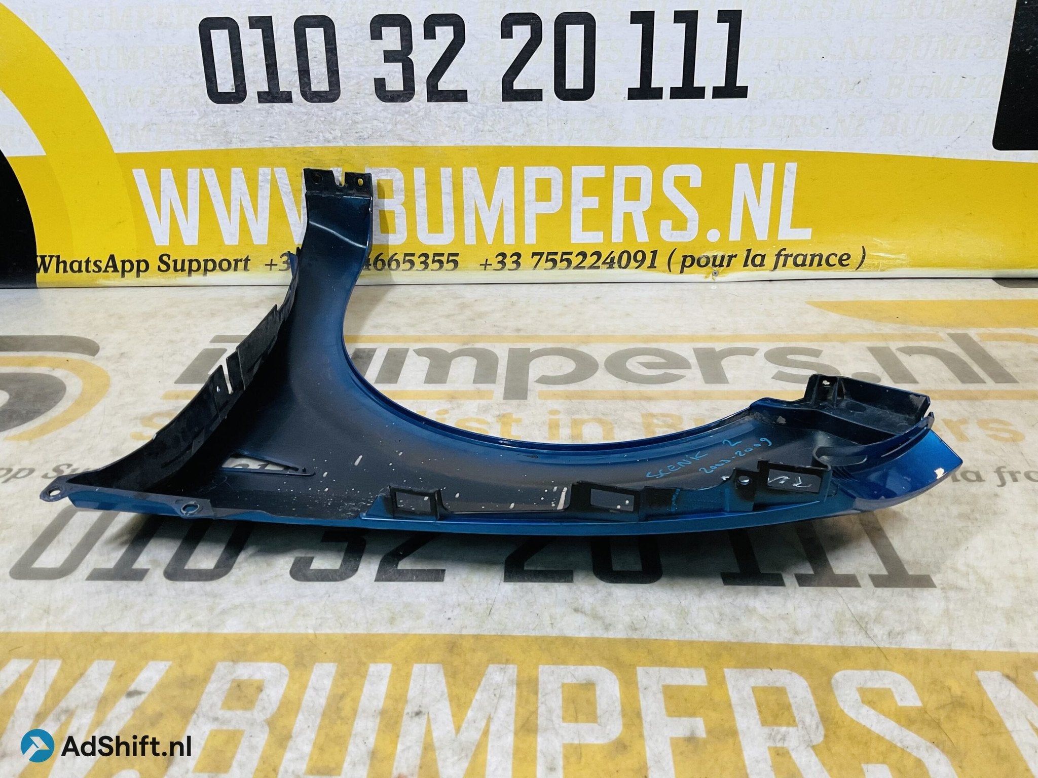 Zijscherm Renault Scenic 2 8200020569D 2003-2009 Scherm Rech, Auto-onderdelen, Bumper