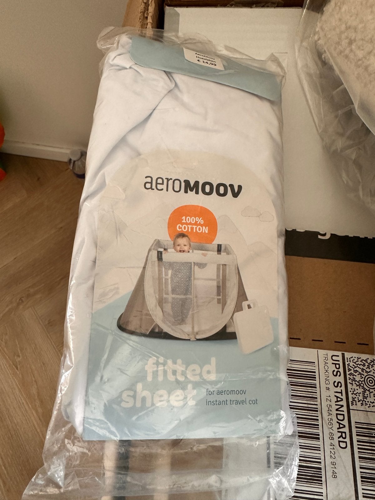 AeroMoov hoeslaken – Instant Travel Cot, Ophalen of Verzenden, Nieuw, Reisbedje