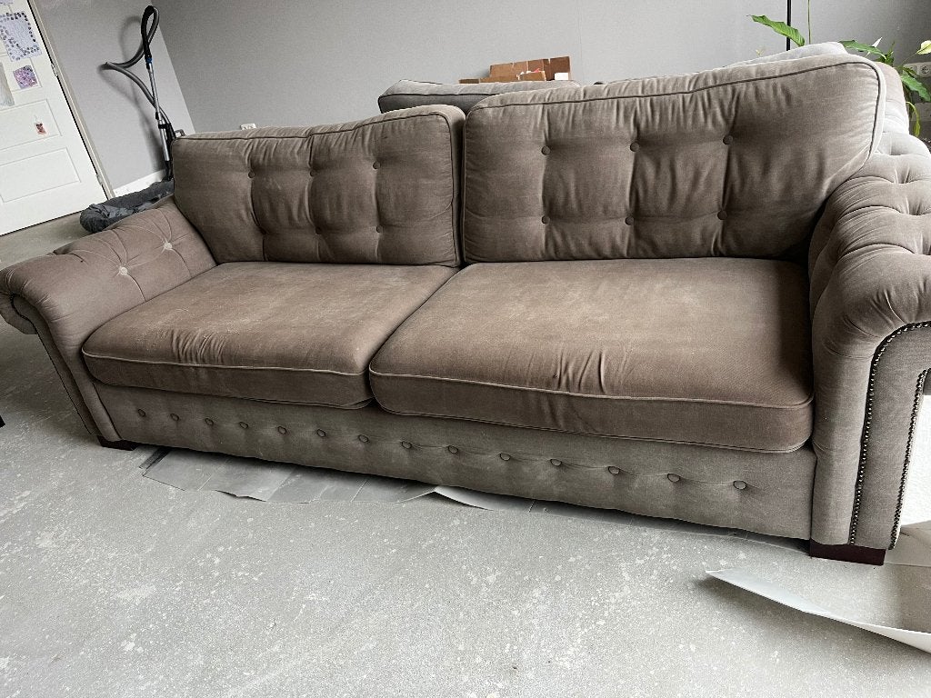 2 banken gratis af te halen (spoed), Ophalen, Gebruikt, 75 tot 100 cm, 200 tot 250 cm