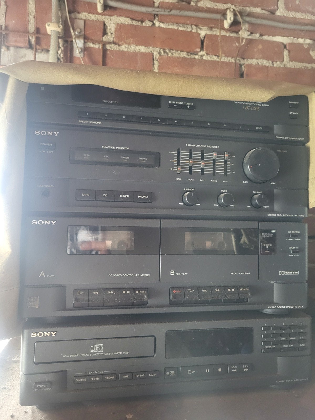 Sony Radio CD Speler - Compleet Muzieksysteem, Ophalen, Gebruikt, Tuner of Radio, Losse componenten