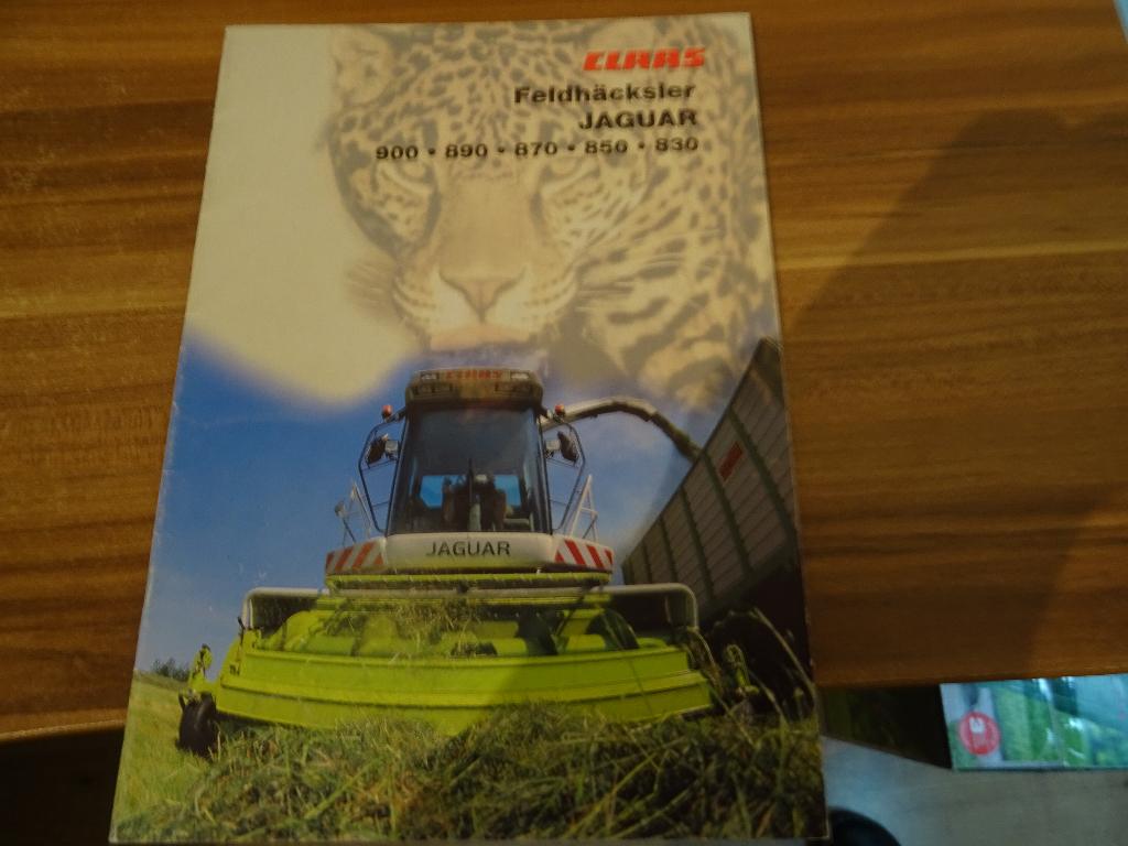 Claas Jaguar Feldhacksler folder, Ophalen of Verzenden, Zo goed als nieuw, Folder