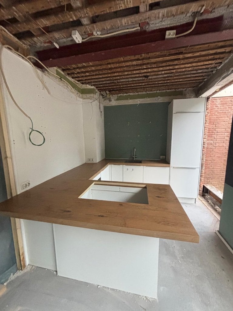 Complete keuken Schiebriek, Ophalen, Gebruikt, Wit, 50 tot 100 cm