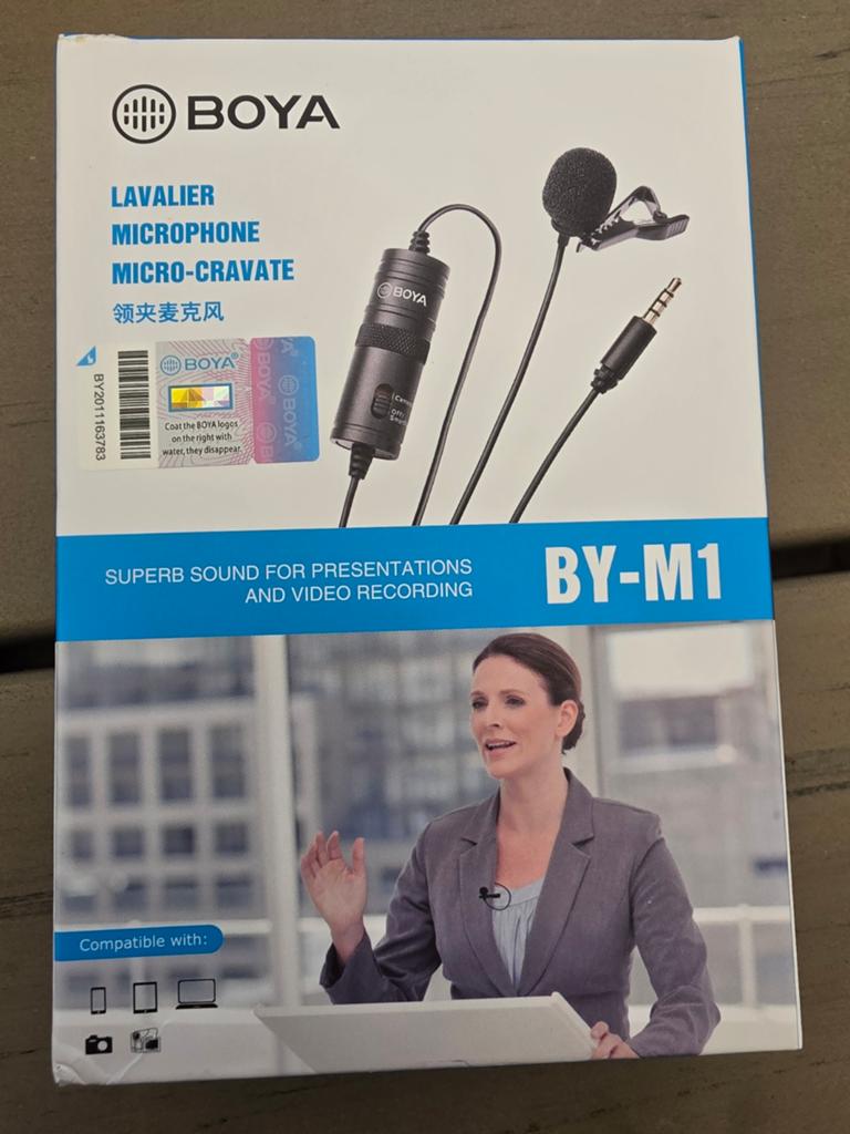 BOYA BY-M1 Lavalier Microfoon, Muziek en Instrumenten, Microfoons, Ophalen of Verzenden