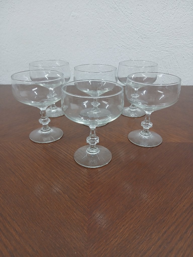 Vintage Durobor Concorde Champagne Coupes / Cocktailglazen, Antiek en Kunst, Antiek | Glas en Kristal, Ophalen of Verzenden