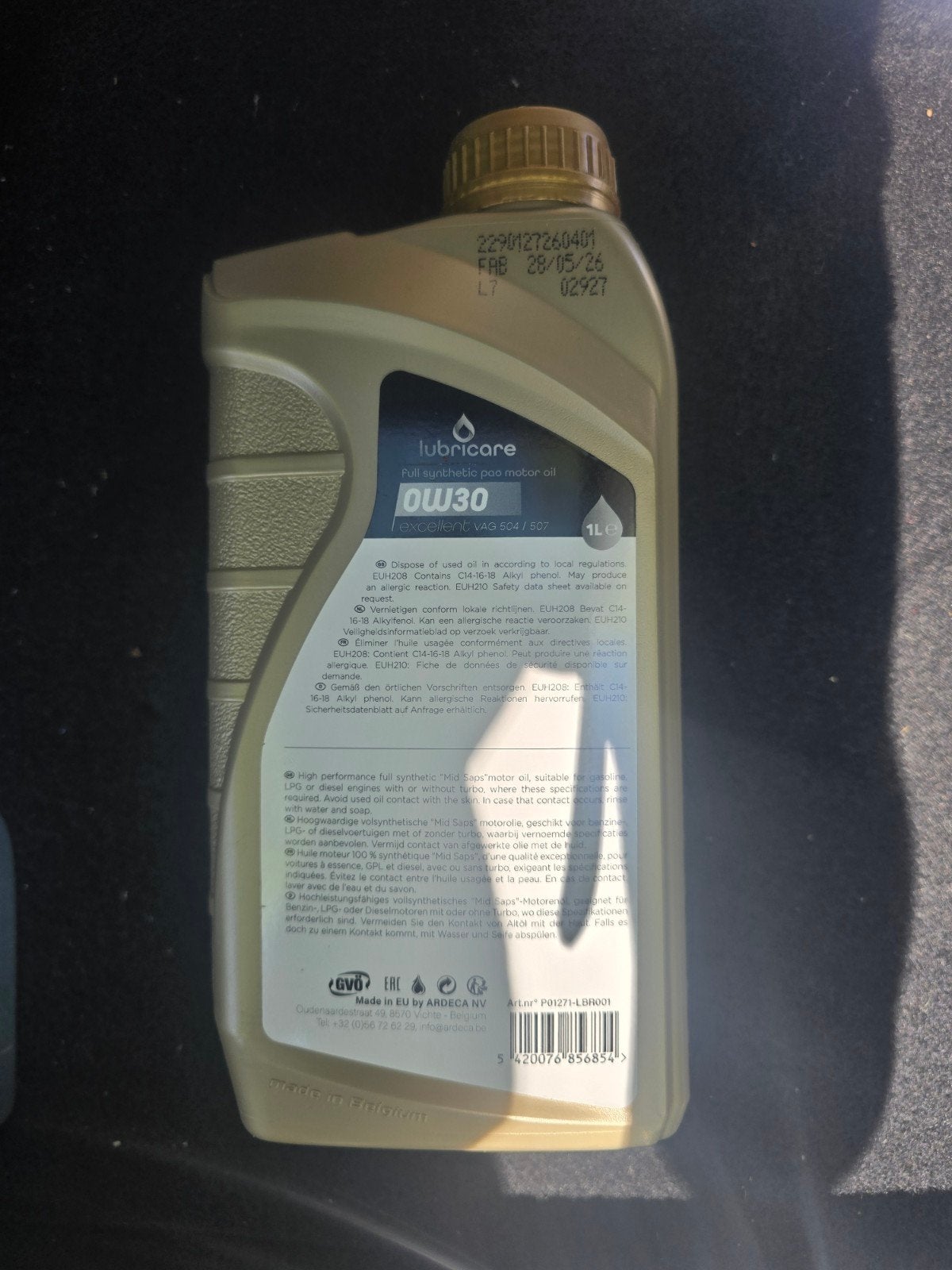 Lubricare 0W30 Volledig Synthetische Motorolie 1L, Ophalen of Verzenden, Nieuw, BMW